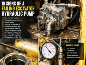10 Signs of a Failing Excavator Hydraulic Pump