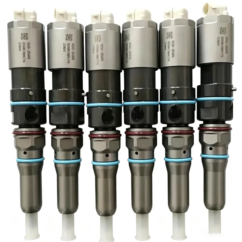 6 Pieces 456-3524 20R-5072 Fuel Injector for Caterpillar CAT Engine C9.3 Tractor 627H 637K 637K 627 637 627K LRC Truck 725C