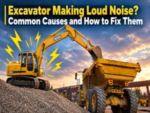 Excavator Noise? Common Causes and How to Fix Them
