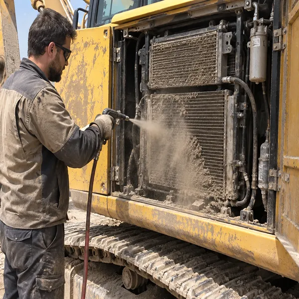 Excavator Hydraulic Oil Overheating