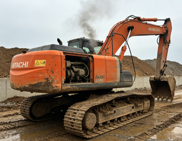 Hitachi ZX200-3 black smoke and engine stalling