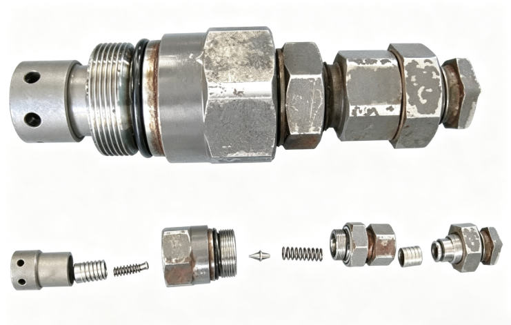 Excavator Relief Valve Problems and Troubleshooting Methods