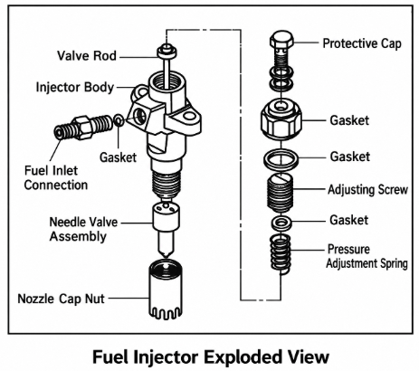 how to perform a fuel injector leak test after repair